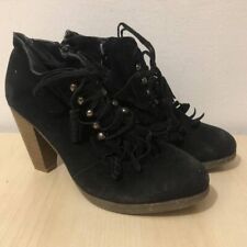 Tronchetto chiuso tacco Nero  - Numero 39 - Scarpe usate Donna