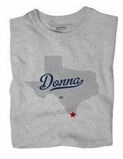 Donna Texas TX Tex T-Shirt MAP