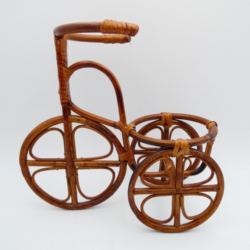 Fioriera rattan vintage