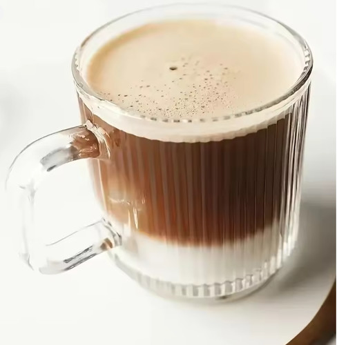 Glass cup coffee - cup,, with