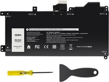 Batteria 1FKCC per Dell Latitude 7200 7210 T04J T04J001 T04J002 T5H6P 7,6V/38Wh