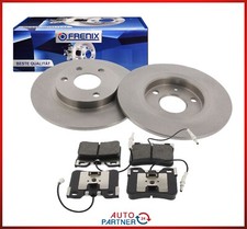 DISCHI FRENO 238mm + PASTIGLIE ANTERIORI per CITROEN AX SAXO + PEUGEOT 106