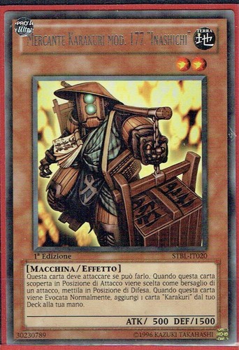 Carta stbl mercante - yu-gi-ho,
