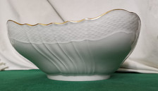 RICHARD GINORI / INSALATIERA FILO ORO SANREMO MODELLO VECCHIO Richard Ginori