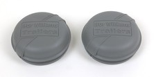 2 x Ifor Williams tappo grasso 76 mm plastica tappo antipolvere tappo rimorchio