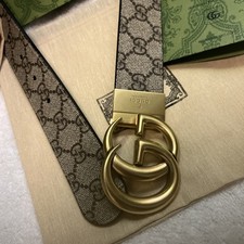 Cintura Gucci reversibile in