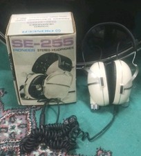 PIONEER SE-255 CUFFIE Electrodynamic Headphones Vintage 1976 Hi Fi Japan 