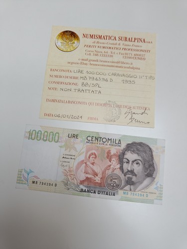 100 000 lire - lire, 1995