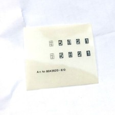 DECALCOMANIE TARGA PER TRENO