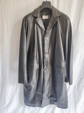 Cappotto Uomo Vera Pelle Nero