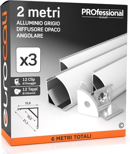 Profili angolari 2 metri - profili,