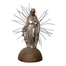 *HH* Antica Statua Religiosa Votiva Devozionale Scultura Gesù Cristo Old Statue 