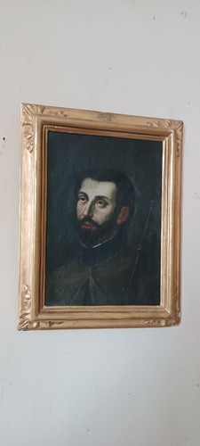 Antico dipinto ritratto san