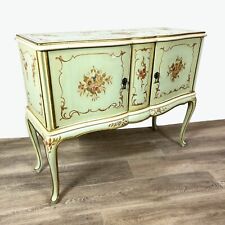 Credenza servante veneziana mobile stile antico servantino laccato e dipinto    