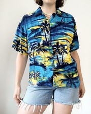 Camicia Vintage Hawaii Stampa