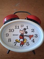OROLOGIO SVEGLIA DA COLLEZZIONE MICKEY MOUSE DISNEY FUNZIONANTE