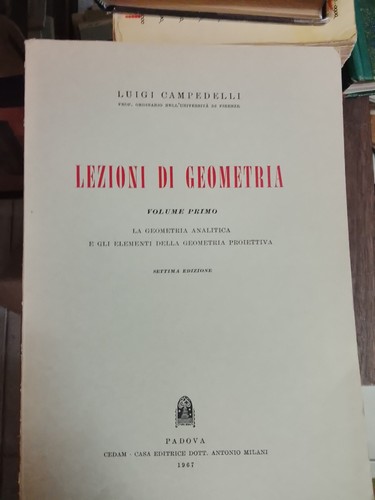 Lezioni geometria luigi - lezioni,