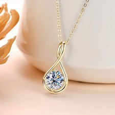 Collana infinito placcata oro