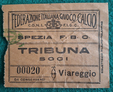 1935 BIGLIETTO CALCIO STADIO