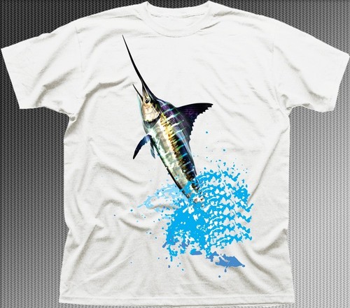 Maglietta blu marlin - marlin, gioco