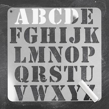 5 Pcs Stencil Per Pittura Stampini Lettere Di Da Disegno