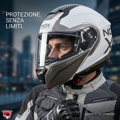 Casco moto modulare - casco, apribile