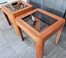 Coppia di tavolini laterali