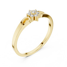Anello con diamanti - , taglio