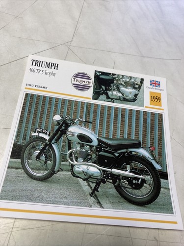 Triumph 500 tr5 trophy - 500, 1959