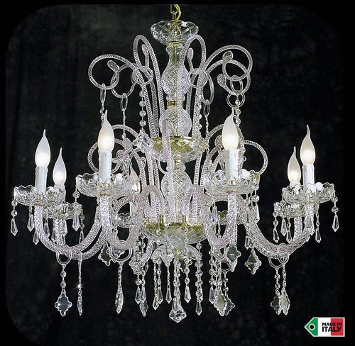 Lampadario cristallo classico - lampadario,
