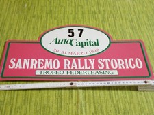 TARGA COMMEMORATIVA ''SANREMO