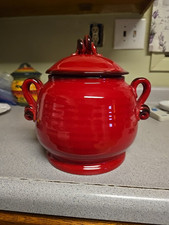 Italian Rusty Red Soup Tureen