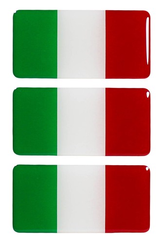 Bandiere italia set adesivi - italia,