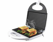 Tostapane Piastra per Toast 2 Griglie Sandwich Tostiera Elettrica 750W HM-5810W