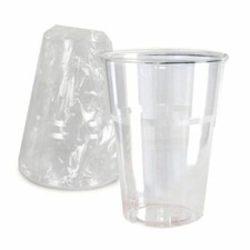500 BICCHIERI IMBUSTATI SINGOLARMENTE TRASPARENTE PLASTICA  ACQUA CC.250 HOTEL*
