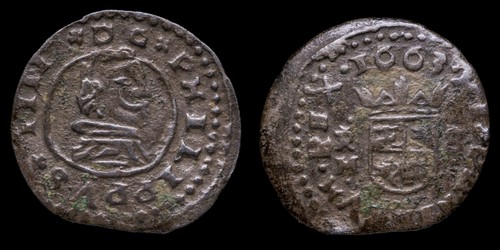 1663 maravedis philips iv - 1663,,