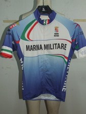 MAGLIA SHIRT MAILLOT CICLISMO CYCLISM BICI MARINA MILITARE (884) tg. M
