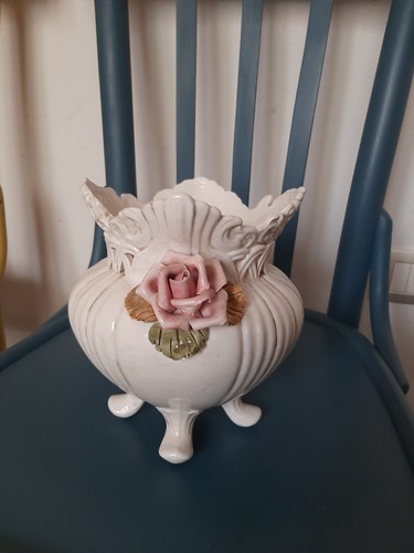 Vaso con rose ceramica - con, d'este