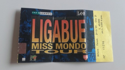 Biglietto concerto ligabue - biglietto,