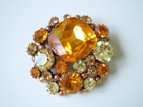 Spilla strass grande gioielli - spilla,