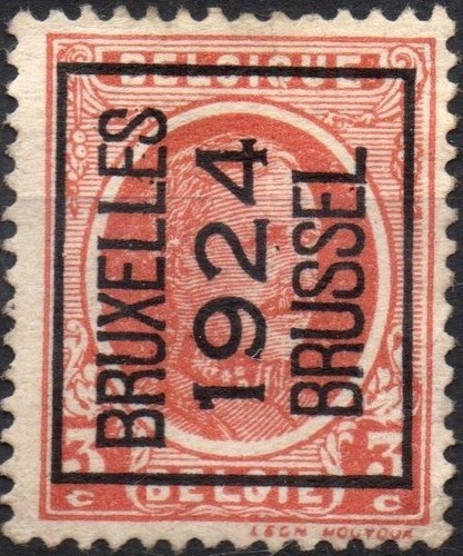 Belgio 1924 pre - belgio, annullato