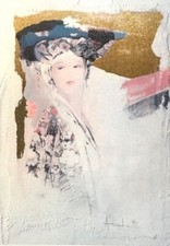 Farfalla Madama di Enzo Archetti giclée incorniciata su masonite pronta da appendere 30/35”