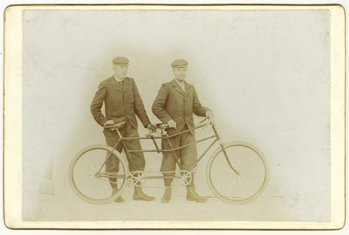 Foto velocipede tandem - velocipede,