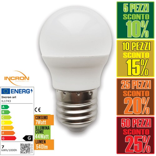 Lampadina led micro - led, 7w