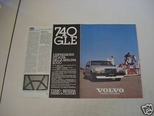 advertising Pubblicità 1984 VOLVO 740 GLE