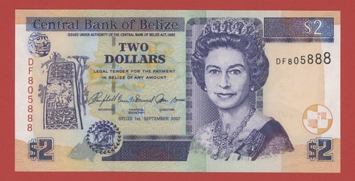 Belize dollari 2007 - 2,