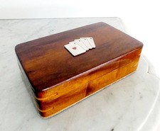 SCATOLA LEGNO TEAK E ARGENTO