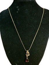 Collana LIND vintage granato