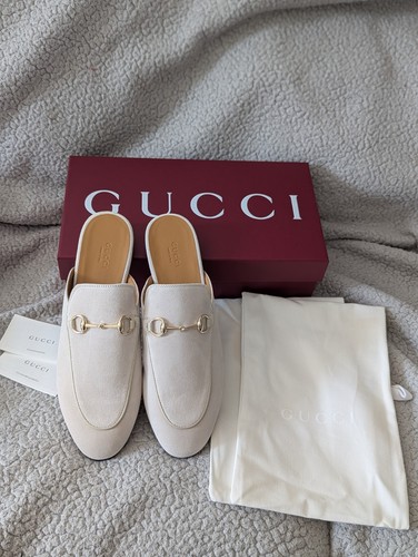 Gucci princetown bianco mare - princetown,