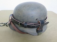 WH Steel Helmet Carrier casco in acciaio telaio di trasporto M35 M40 M42 WW2 WWII Wehrmacht